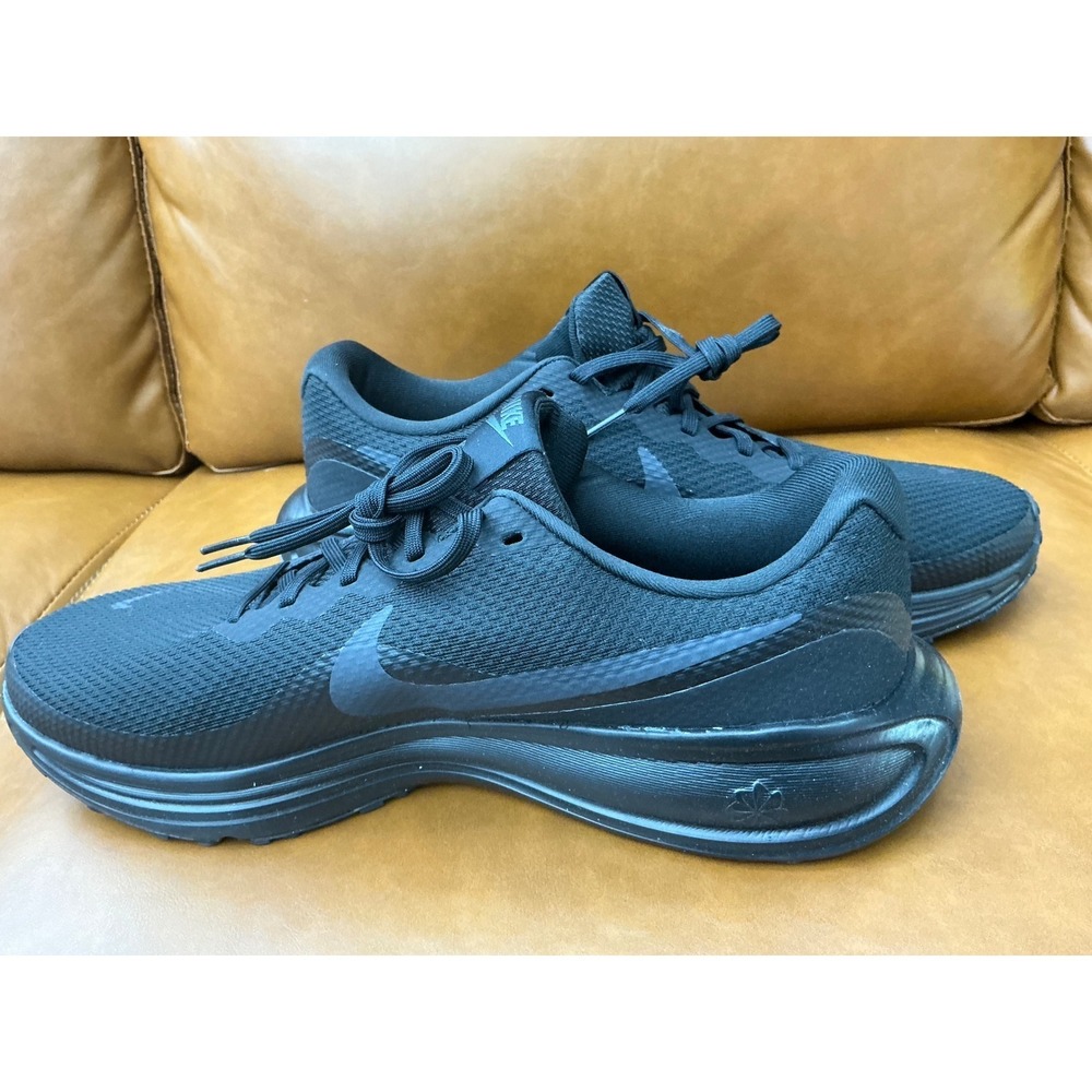 Nike Revolution 7 Running Shoes Womens 12 Black Excellent Triple Black - Picture 4 of 9